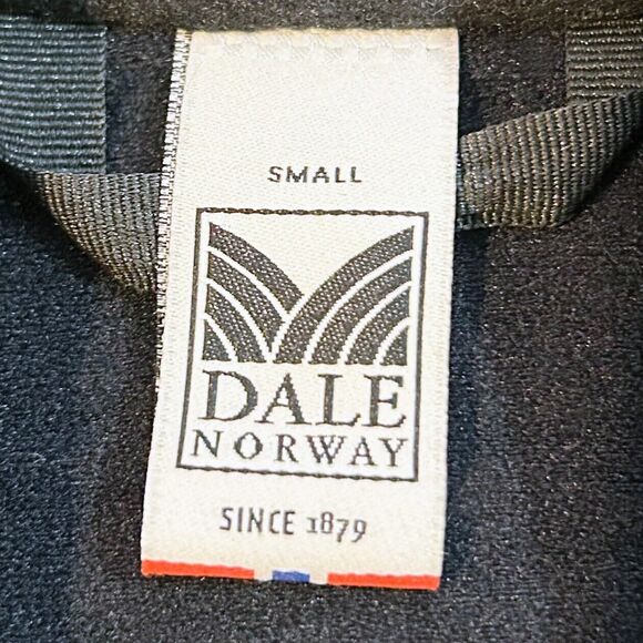 Dale of Norway Vest Olive Green Wool/Brown Quilted Zip Water Repellent-Women's S - Picture 5 of 12